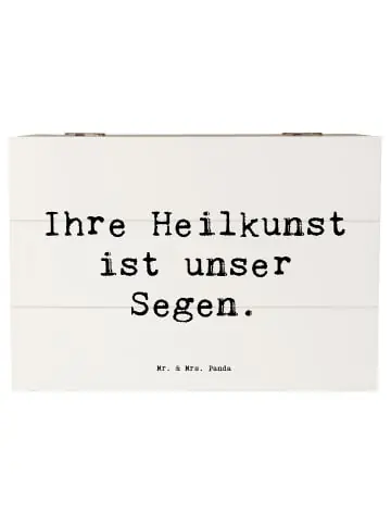 Mr. & Mrs. Panda Box Spruch Arzt Segen mit Spruch in Weiß günstig kaufen | limango Kostenfreie Lieferung