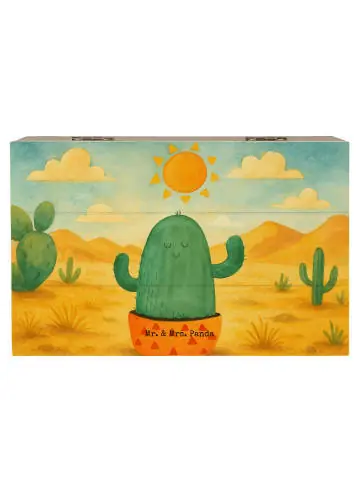 Mr. & Mrs. Panda Box Kaktus Sonne Design ohne Spruch in Weiß günstig kaufen | limango Jetzt Kaufen
