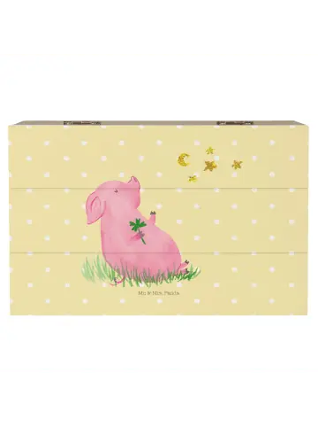 Mr. & Mrs. Panda Box Schwein Glück ohne Spruch in Gelb Pastell günstig kaufen | limango Jetzt Bestellen