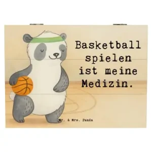 Mr. & Mrs. Panda Box Panda Basketball Design mit Spruch in Weiß günstig kaufen | limango Kostenloser Versand