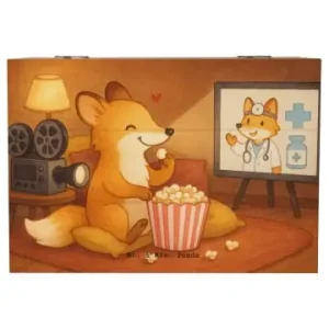 Billig Mr. & Mrs. Panda Box Fuchs Filme gucken Design ohne Spruch in Weiß günstig kaufen | limango