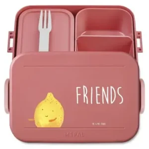 Mr. & Mrs. Panda Bento Box Beste Freunde Zitrone Motiv mit Spruch in Rot Pastell günstig kaufen | limango Bestpreis