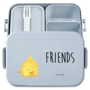 Mr. & Mrs. Panda Bento Box Beste Freunde Zitrone Motiv mit Spruch in Blau Pastell günstig kaufen | limango Sale