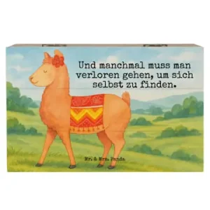 Mr. & Mrs. Panda Box Alpaka Stolz Design mit Spruch in Weiß günstig kaufen | limango Sonderaktion