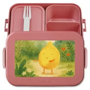 Online Kaufen Mr. & Mrs. Panda Bento Box Beste Freunde Zitrone Design ohne Spruch in Rot Pastell günstig kaufen | limango
