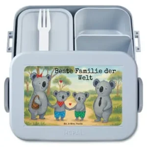 Mr. & Mrs. Panda Bento Box Koala Familie zwei Design mit Spruch in Blau Pastell günstig kaufen | limango Direkt Vom Hersteller