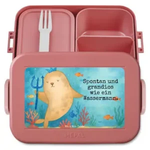 Mr. & Mrs. Panda Bento Box Sternzeichen Wassermann Design mit Sp... in Rot Pastell günstig kaufen | limango Sichere Zahlung