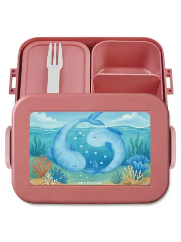 Mr. & Mrs. Panda Bento Box Sternzeichen Fische Design ohne Spruch in Rot Pastell günstig kaufen | limango Rabatt