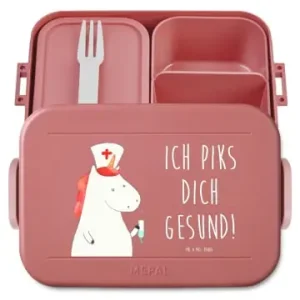 Mr. & Mrs. Panda Bento Box Einhorn Krankenschwester Motiv mit Sp... in Rot Pastell günstig kaufen | limango Angebot