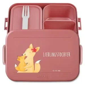 Top-Preis Mr. & Mrs. Panda Bento Box Fuchs Mama Motiv mit Spruch in Rot Pastell günstig kaufen | limango