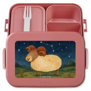 Bestseller Mr. & Mrs. Panda Bento Box Sternzeichen Widder Design ohne Spruch in Rot Pastell günstig kaufen | limango