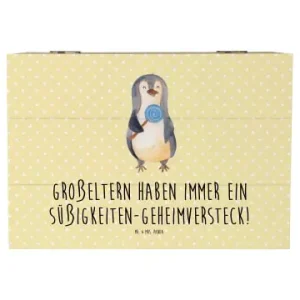 Mr. & Mrs. Panda Box Großeltern Süßigkeiten mit Spruch in Gelb Pastell günstig kaufen | limango Nur Heute