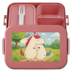 Neu Im Sortiment Mr. & Mrs. Panda Bento Box Einhorn Mitteilung Design ohne Spruch in Rot Pastell günstig kaufen | limango