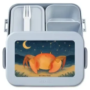 Gratis Versand Mr. & Mrs. Panda Bento Box Sternzeichen Krebs Design ohne Spruch in Blau Pastell günstig kaufen | limango