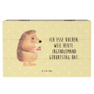 Mr. & Mrs. Panda Box Igel Kuchenstück mit Spruch in Gelb Pastell günstig kaufen | limango Letzte Chance