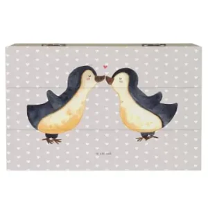 Mr. & Mrs. Panda Box Pinguin Liebe ohne Spruch in Grau Pastell günstig kaufen | limango Neu Im Sortiment