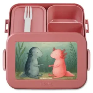 Mr. & Mrs. Panda Bento Box Axolotl Liebe Design ohne Spruch in Rot Pastell günstig kaufen | limango Preisreduziert
