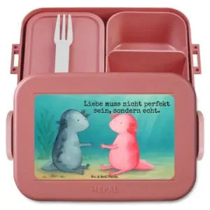 Mr. & Mrs. Panda Bento Box Axolotl Liebe Design mit Spruch in Rot Pastell günstig kaufen | limango Jetzt Kaufen