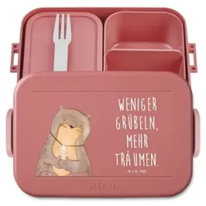 Mr. & Mrs. Panda Bento Box Otter Muschel Motiv mit Spruch in Rot Pastell günstig kaufen | limango Bestpreis