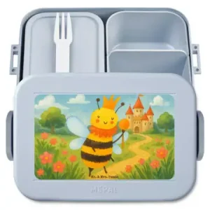 Mr. & Mrs. Panda Bento Box Biene König Design ohne Spruch in Blau Pastell günstig kaufen | limango Günstig
