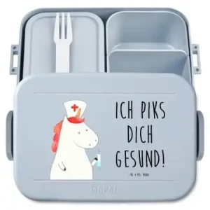 Sonderaktion Mr. & Mrs. Panda Bento Box Einhorn Krankenschwester Motiv mit Sp... in Blau Pastell günstig kaufen | limango