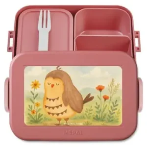 Mr. & Mrs. Panda Bento Box Eule Zufrieden Design ohne Spruch in Rot Pastell günstig kaufen | limango Bestpreis