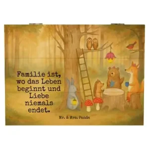 Mr. & Mrs. Panda Box Waldtiere Picknick Design mit Spruch in Weiß günstig kaufen | limango Gratis Versand