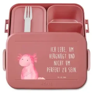 Mr. & Mrs. Panda Bento Box Axolotl Niedlich Motiv mit Spruch in Rot Pastell günstig kaufen | limango Saisonangebot