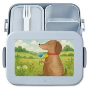 Direkt Vom Hersteller Mr. & Mrs. Panda Bento Box Hund Blume Design ohne Spruch in Blau Pastell günstig kaufen | limango