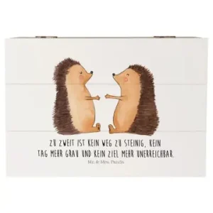 Mr. & Mrs. Panda Box Hochzeit Igel mit Spruch in Weiß günstig kaufen | limango Schnäppchen