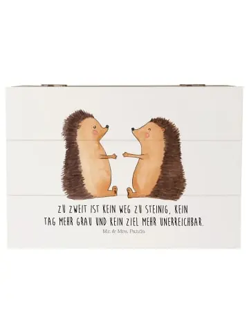 Mr. & Mrs. Panda Box Hochzeit Igel mit Spruch in Weiß günstig kaufen | limango Schnäppchen