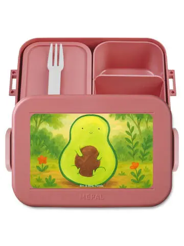 Mr. & Mrs. Panda Bento Box Avocado Kern Design ohne Spruch in Rot Pastell günstig kaufen | limango Sonderangebot