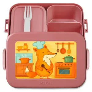 Mr. & Mrs. Panda Bento Box Fuchs Koch Design ohne Spruch in Rot Pastell günstig kaufen | limango Online Kaufen