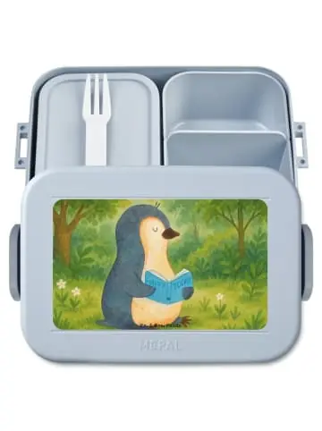 Mr. & Mrs. Panda Bento Box Pinguin Buch Design ohne Spruch in Blau Pastell günstig kaufen | limango Rabatt