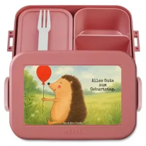 Mr. & Mrs. Panda Bento Box Igel Luftballon Design mit Spruch in Rot Pastell günstig kaufen | limango Heißes Angebot