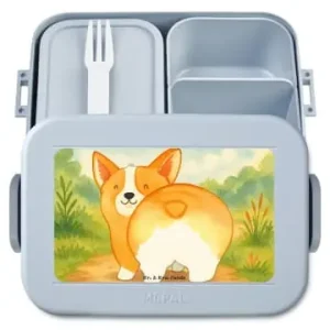Must-Have Mr. & Mrs. Panda Meal Prep Box Corgi Po Design ohne Spruch in Blau Pastell günstig kaufen | limango
