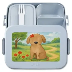 Mega-Angebot Mr. & Mrs. Panda Bento Box Hund Dame Design ohne Spruch in Blau Pastell günstig kaufen | limango