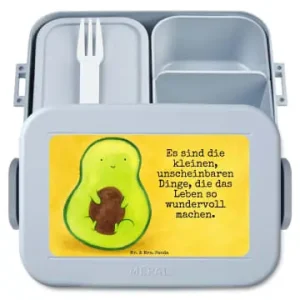 Meistverkauft Mr. & Mrs. Panda Bento Box Avocado Kern Design mit Spruch in Blau Pastell günstig kaufen | limango