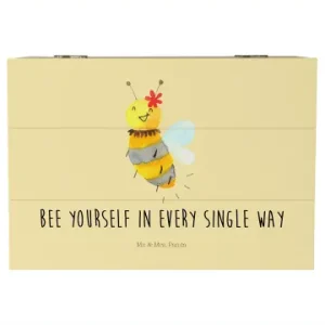 Neue Ware Mr. & Mrs. Panda Box Biene Blume mit Spruch in Gelb Pastell günstig kaufen | limango