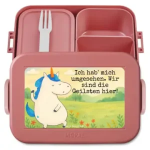 Mr. & Mrs. Panda Bento Box Einhorn Mann Design mit Spruch in Rot Pastell günstig kaufen | limango Heißes Angebot