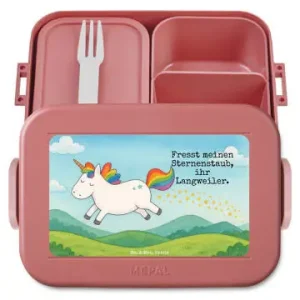 Mr. & Mrs. Panda Bento Box Einhorn Happy Design mit Spruch in Rot Pastell günstig kaufen | limango Meistverkauft