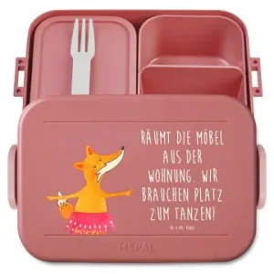 Highlight Mr. & Mrs. Panda Bento Box Fuchs Ballerina Motiv mit Spruch in Rot Pastell günstig kaufen | limango
