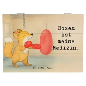 Mr. & Mrs. Panda Holzkiste Fuchs Boxen Design mit Spruch in Weiß günstig kaufen | limango Sonderaktion