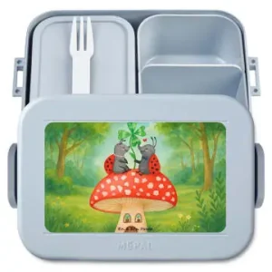 Mr. & Mrs. Panda Bento Box Marienkäfer Fliegenpilz Design ohne S... in Blau Pastell günstig kaufen | limango Direktkauf