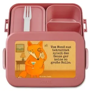 Mr. & Mrs. Panda Bento Box Fuchs Lord Design mit Spruch in Rot Pastell günstig kaufen | limango Neue Ware