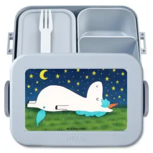 Top-Angebot Mr. & Mrs. Panda Bento Box Einhorn Sternenhimmel Design ohne Spruch in Blau Pastell günstig kaufen | limango