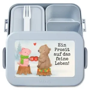Mr. & Mrs. Panda Bento Box Glühschwein Sause Design mit Spruch in Blau Pastell günstig kaufen | limango Direkt Vom Hersteller