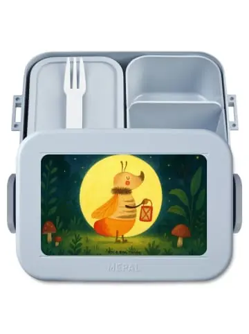 Mr. & Mrs. Panda Bento Box Glühwürmchen Design ohne Spruch in Blau Pastell günstig kaufen | limango Jetzt Bestellen