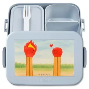 Expressversand Mr. & Mrs. Panda Bento Box Streichhölzer Design ohne Spruch in Blau Pastell günstig kaufen | limango
