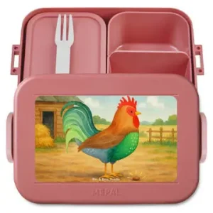 Mr. & Mrs. Panda Bento Box Hahn Korn Design ohne Spruch in Rot Pastell günstig kaufen | limango Top-Preis